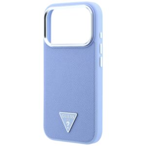 Guess Grained Triangle Logo MagSafe dėklas, skirtas iPhone 18 Pro Max / 17 Pro Max, mėlynas - Image 6
