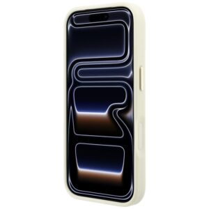 Guess Ring Stand 360 Grained Classic Logo MagSafe dėklas, skirtas iPhone 18 Pro Max / 17 Pro Max, smėlio spalvos - Image 5