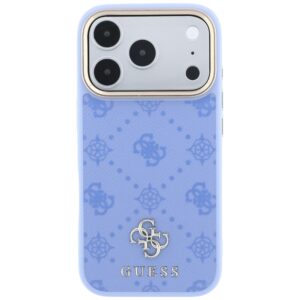 Guess Peony 4G Small Logo MagSafe dėklas, skirtas iPhone 18 Pro Max / 17 Pro Max, šviesiai mėlynas - Image 3