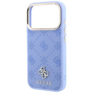 Guess Peony 4G Small Logo MagSafe dėklas, skirtas iPhone 18 Pro Max / 17 Pro Max, šviesiai mėlynas - Image 6