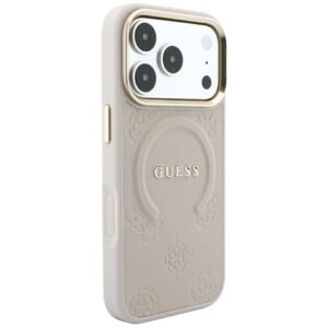 Case Guess Saffiano Peony & Ring MagSafe for iPhone 18 Pro Max / 17 Pro Max pink - Image 4
