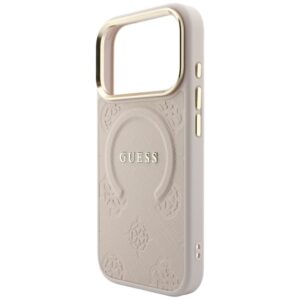 Case Guess Saffiano Peony & Ring MagSafe for iPhone 18 Pro Max / 17 Pro Max pink - Image 6