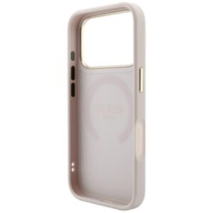 Case Guess Saffiano Peony & Ring MagSafe for iPhone 18 Pro Max / 17 Pro Max pink - Image 7