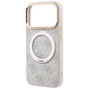 Case Guess Ring Stand 360 4G Classic Logo MagSafe for iPhone 18 Pro Max / 17 Pro Max pink - Image 6