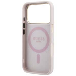 Case Guess Ring Stand 360 4G Classic Logo MagSafe for iPhone 18 Pro Max / 17 Pro Max pink - Image 7