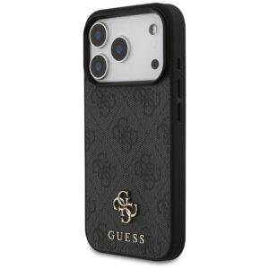 Guess 4G Small Classic Logo MagSafe dėklas, skirtas iPhone 18 Pro / 17 Pro, juodas - Image 2
