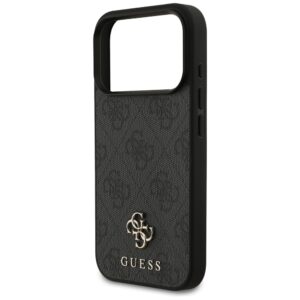Guess 4G Small Classic Logo MagSafe dėklas, skirtas iPhone 18 Pro / 17 Pro, juodas - Image 6