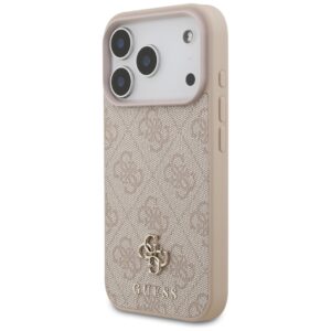 Guess 4G Small Classic Logo MagSafe dėklas, skirtas iPhone 18 Pro / 17 Pro, rožinis - Image 2