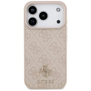 Guess 4G Small Classic Logo MagSafe dėklas, skirtas iPhone 18 Pro / 17 Pro, rožinis - Image 3
