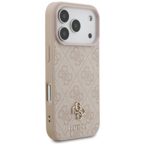 Guess 4G Small Classic Logo MagSafe dėklas, skirtas iPhone 18 Pro / 17 Pro, rožinis - Image 4