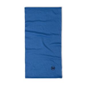 Buff Merino Lightweight Jr Solid Vaikiškas kaklo šalikas iš merino vilnos Mėlynas