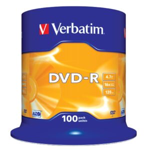 Verbatim DVD-R Matt Silver 4,7 GB 100 vnt - Image 1