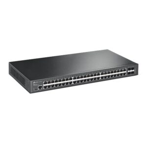 TP-Link JetStream TL-SG3452 tinklo komutatorius Valdomas L2 Gigabit Ethernet (10/100/1000) 1U Juoda - Image 2