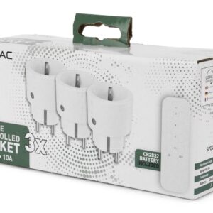 Entac ES-3S-RC maitinimo kištukų adapteris Balta - Image 2
