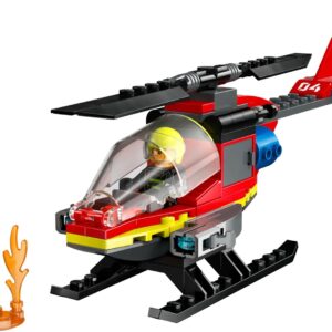 LEGO CITY 60411 PRIEŠGAISRINIS GELBĖJIMO SRAIGTASPARNIS - Image 3