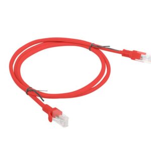 LANBERG PATCHCORD RJ45 CAT. 5E UTP 1M RED