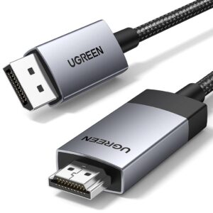 Ugreen DisplayPort į HDMI kabelis DP119 4K 1 m vienkryptis - Image 1