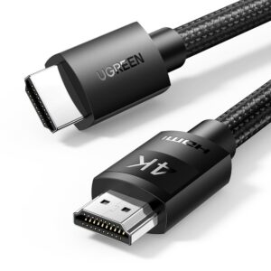 Kabelis HDMI-HDMI kištukai 3m (HDMI 2.0 4K@60Hz) juodas su šarvu HD119 UGREEN - Image 1