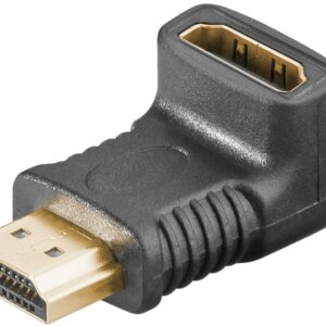 Perėjimas HDMI lizdas - HDMI kištukas kampinis 270°