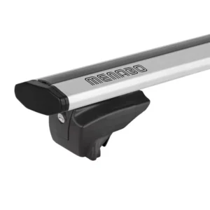 Automobilių stogo skersiniai Menabo Lince, 120 cm, 2 vnt. sidabro spalvos - Image 2