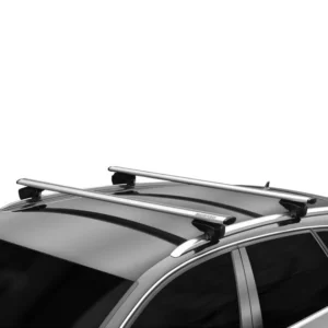 Automobilių stogo skersiniai Menabo Lince, 120 cm, 2 vnt. sidabro spalvos - Image 3