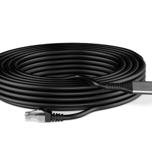 Digitus AK-300601-100-S tinklo kabelis Juoda 10 m Cat6a S/FTP (S-STP) Turas - Image 3