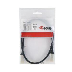 Equip 119265 „DisplayPort“ kabelis 5 m Aliuminis, Juoda - Image 3