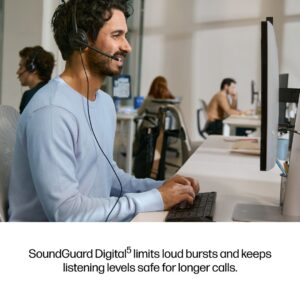 HP Poly Mission 425 Stereo USB Wired Headset (Bulk) - Image 3