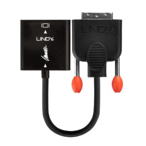 Lindy 38189 vaizdo kabelio adapteris 0,1 m DVI-D VGA (D-Sub) Juoda - Image 2