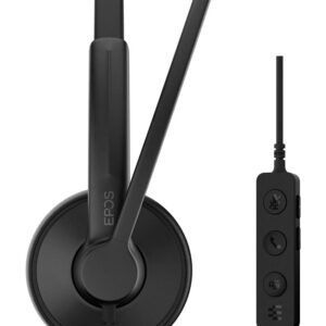 EPOS 1001421 Ausinės be mikrofono ir ausinės su mikrofonu Laisvų rankų įranga Vielinis Su lankeliu Biuras / skambučių centras USB Type-C / USB Type-A Juoda - Image 2