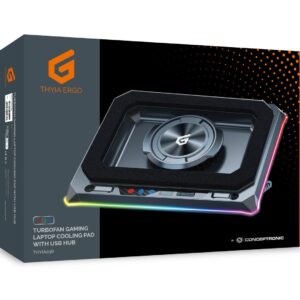 Conceptronic THYIA03B aušinimo padėklas nešiojamam kompiuteriui 48,3 cm (19") 2400 RPM Juoda - Image 3