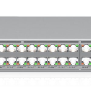 Ubiquiti UniFi ECS-48-PoE Valdomas L2/L3 10G Ethernet (100/1000/10000) Maitinimas per Eternetą (PoE) 1U Pilka - Image 1
