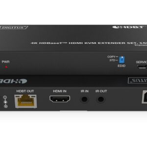 Digitus DS-55522 vaizdo ir garso signalų ilgintuvas Siųstuvas ir imtuvas Juoda - Image 3