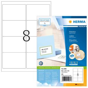 HERMA 4269 etiketė spausdinimui Balta Lipni spausdintuvo etiketė - Image 1
