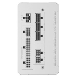 Corsair RM Series RM1000e maitinimo blokas 1000 W 24-pin ATX ATX Balta - Image 3