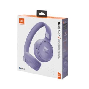 JBL Tune 520BT belaidės „Bluetooth“ ausinės, uždedamos ant ausų, violetinės spalvos EU