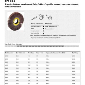 KLINGSPOR LAMELLINIS ŠLIFAVIMO DISKAS 150*50 gr. 80 SM611