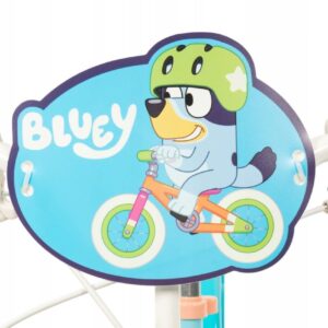 TOIMSA Bluey 12“ vaikiškas dviratis Mėlynos ir laimo žalios spalvos