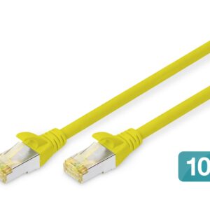 Digitus DK-1644-A-020-Y-10 tinklo kabelis Geltona 2 m Cat6a S/FTP (S-STP) - Image 1