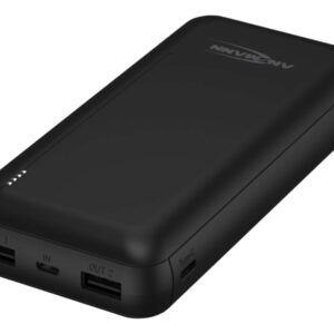 Ansmann PB212 Ličio polimeras (LiPo) 20000 mAh Juoda