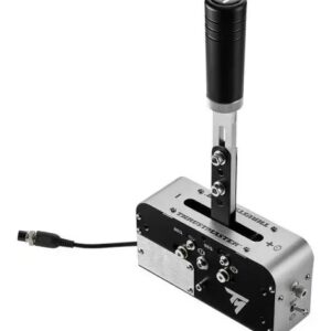 Thrustmaster TSS Handbrake Juoda, Sidabras USB Rankinis stabdys Analoginis / skaitmeninis PC, PlayStation 4, PlayStation 5, Xbox One, Xbox One S, Xbox One X, Xbox Series S, Xbox Series X