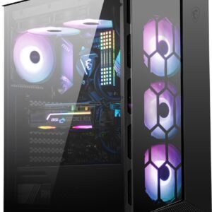 MSI MPG GUNGNIR 110R kompiuterio korpusas „Midi Tower“ Juoda - Image 1