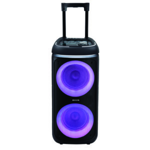 Nešiojama garso sistema 380W (40W RMS) su karaoke, šviesos efektais - Image 1