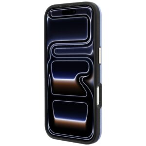 Dėklas Karl Lagerfeld Grained with Resin Signature Logo MagSafe, skirtas iPhone 18 Pro / 17 Pro, šviesiai mėlynas - Image 5