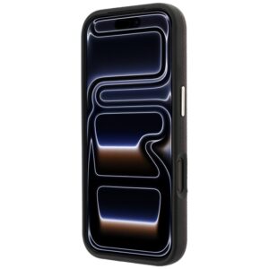 Dėklas Karl Lagerfeld Grained with Resin Signature Logo MagSafe, skirtas iPhone 18 Pro / 17 Pro, bordo spalvos - Image 5