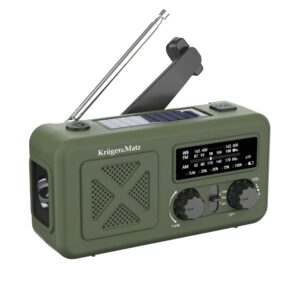 Nešiojamas avarinis multifunkcinis įkraunamas 2000mAh radijo imtuvas AM/FM/WB