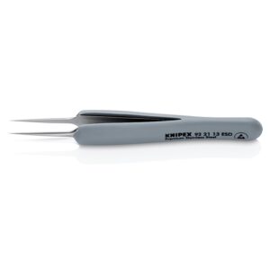 Pincetas antistatinis ESD dengtas guma 112mm 92 21 13 ESD Knipex - Image 1