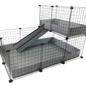 C&C modulinis narvas 3x2 + palėpė 2x1 + rampa sidabrinė