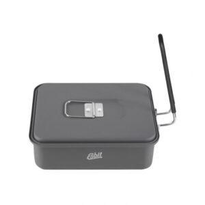 ESBIT Solid fuel cookset Stiklinis indelis 1,1 L Aliuminis, Juoda - Image 3