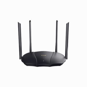 Tenda TX9 PRO belaidis maršrutizatorius Gigabitinis eternetas Dviguba juosta (2,4 GHz / 5 GHz) Juoda